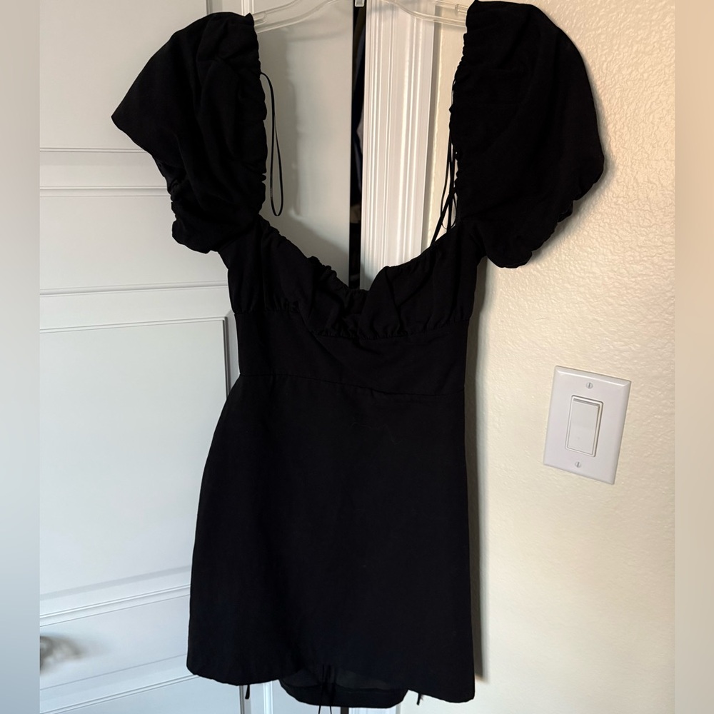 Mini black dress size M Zara